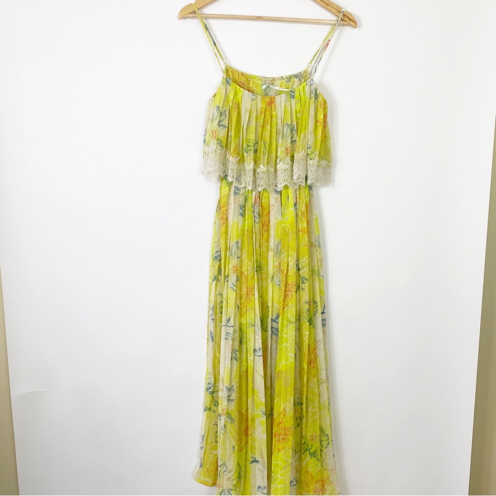 Kimchi Blue Floral Yellow Maxi Dress Cute Stylish Summer Church Party Wedding S - Picture 3 of 10